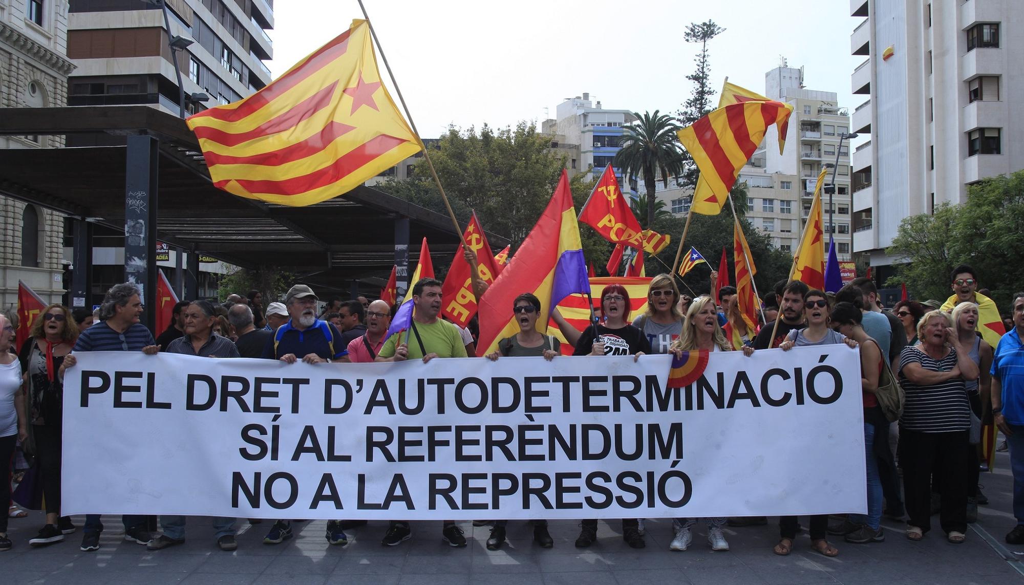 Alacant manifestació Autodeterminació